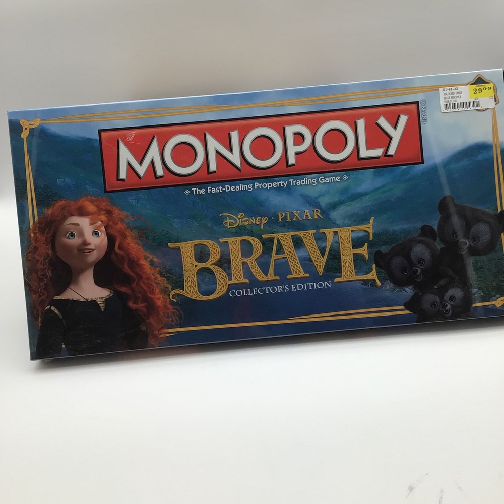 Monopoly Disney Pixar Brave Collectors Edition 2012 Board Game New Sealed